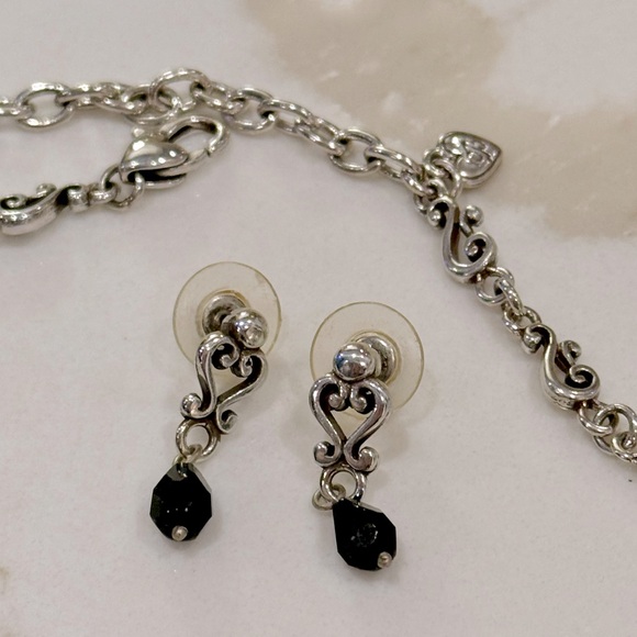 Brighton Silver Filigree “Vivaldi” Necklace and Earring Set - Picture 2 of 2